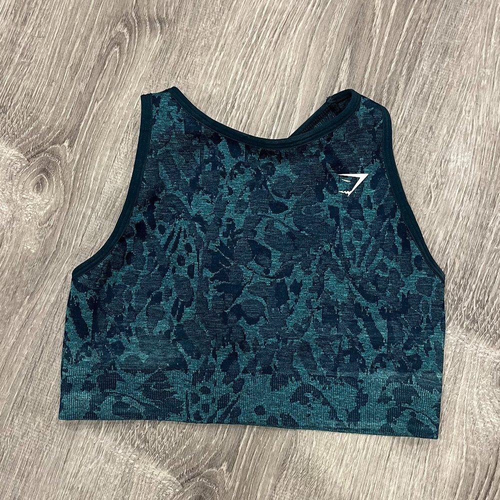 Gym Shark Adapt Animal Seamless Sports Bra Size Small Never Worn
